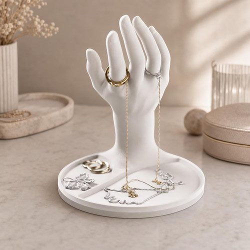 Jewelry hand with tray - hand, –