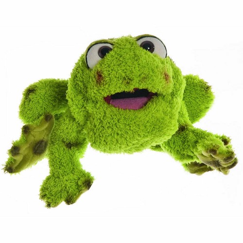 Handpuppe rolf der - handpuppe, frosch