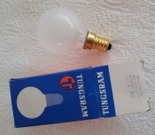 TUNGSRAM Glühbirne E14 230V 25W Matt Frost Vintage Neu OVP D224