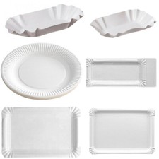 Weiße Pappteller Kuchenteller