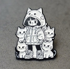 Anime Catgirl Pin Anstecker +