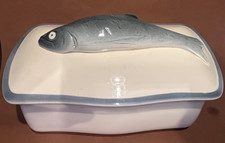 Alte keramik fisch hering - keramik, v&b