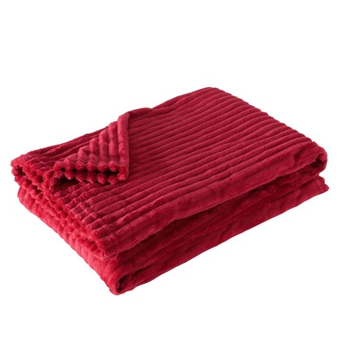 Decke hygge dunkelpink - decke,