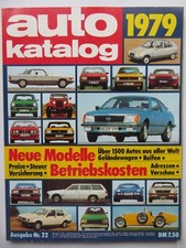 Autokatalog Nr 22, Modelljahr