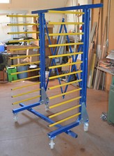 Lacktrockenwagen, Hordenwagen, flex. Breite