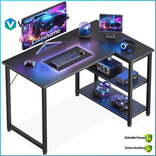 Gaming tisch schwarz 100 - gaming, 100×70