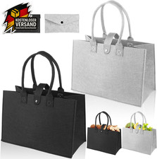 4 Stück Filztaschen Shopper