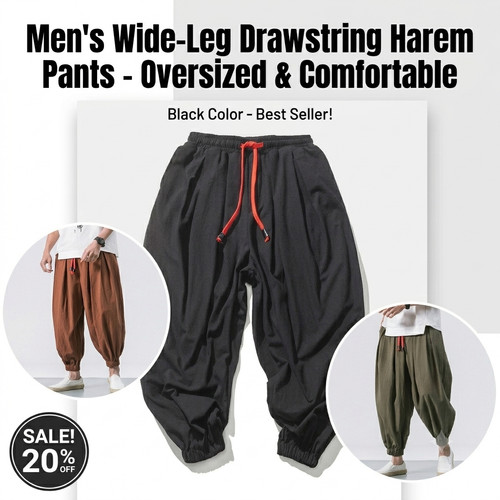 Herren baggy haremshose - herren,
