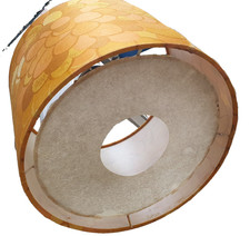 60er 70er Hängeleuchte orange Deckenlampe Küchenlampe Lampe Lamp space age