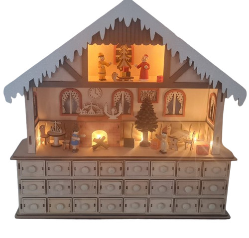 Deko aus holz adventskalender - aus,
