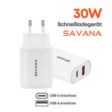 SAVANA 30W Dual USB-A/C