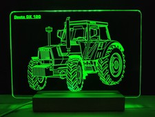 Deutz DX 120 Agrostar Agrotron Traktor Oldtimer Schlepper Trecker NEU LED Schild