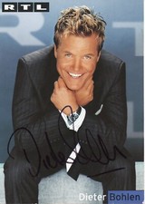 DIETER BOHLEN Autogrammkarte handsign. HINTER DEN KULISSEN Modern Talking Anders