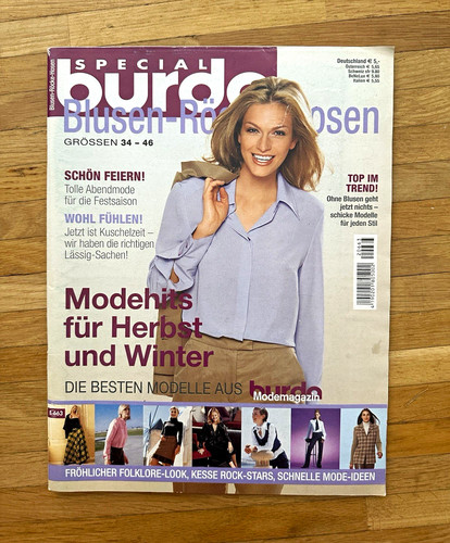 Burda special schnittmuster - burda,