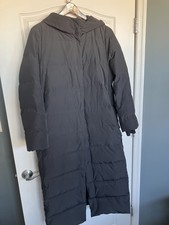 Cos Black Puffer Long Coat