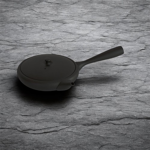 Kyusu tokoname yaki hira - kyusu, tokoname-yaki