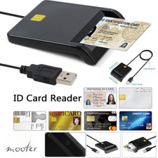 USB Chipkartenleser Kartenleser Personalausweis Lesegerät Smart Card Reader