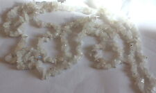 Regenbogen Mondstein Kette Edelsteinkette ca.90 cm Splitterkette,Ohne verschluss