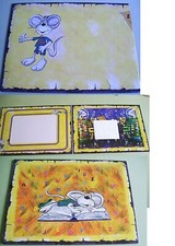 Didl Diddl Fotokarte Fotomappe f.2 Fotos Bilderrahmen Pappe bedruckt 27x20