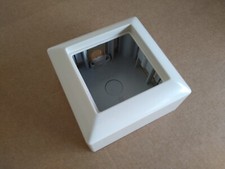 JUNG Aufputz-Kappe 1-fach weiß/ivory AS 581 AW Surface Cap 1-gang