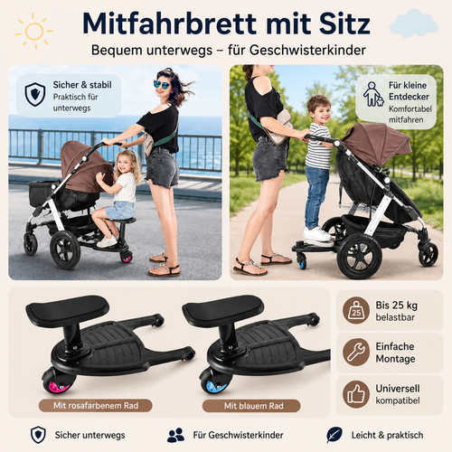 Kiddilodeon mitfahrbrett mit - kiddilodeon,