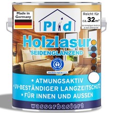 Holzlasur 2,5l Weiß für ca