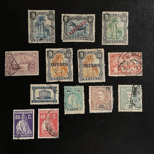Lot 13x rare stamps portugal - 13x,
