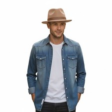 Herren wolle trilby hut - wolle,