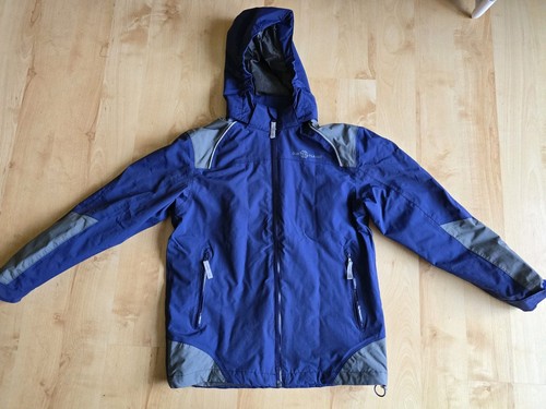 Our planet regenjacke blau - our,