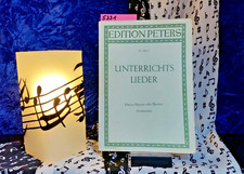 Unterrichtslieder, für Mezzo-Sopran oder Bariton