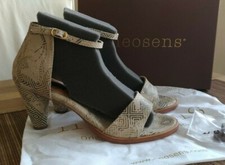 NEOSENS Sandalen Schuhe 40 Riemchen Leder beige Pumps NP149€ NEU