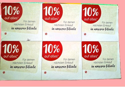 6x rossmann gutscheine - ❤️,