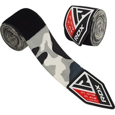 RDX Schwarz 4.5m Boxbandage Handbandagen Boxen MMA Muay Thai Kickboxen Wraps