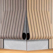 3D Tapete Holzoptik Wandpaneele Vliestapete Holpaneele Lamellen Selbstklebende