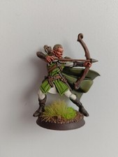 1 Miniatur Elf Bogenschütze Feydhil bemalt für tabletop Fantasy Spiele