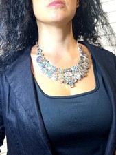 Elegantes Damen-Collier als Geschenk | Handgefertigt | Echter Perlmutt