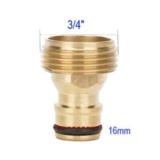 3/4" Fitting männlich Messing für Gartenschlauch Kupplung Adapter Anschluss