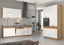 Küche VIGO Hochglanz weiß