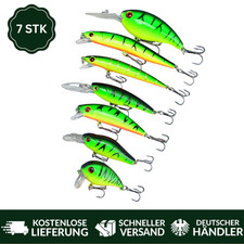 7 Stk. Grünes Wobbler Set