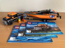 Lego City 60085 - Allradfahrzeug mit Powerboot - mit Anleitungen - TOP