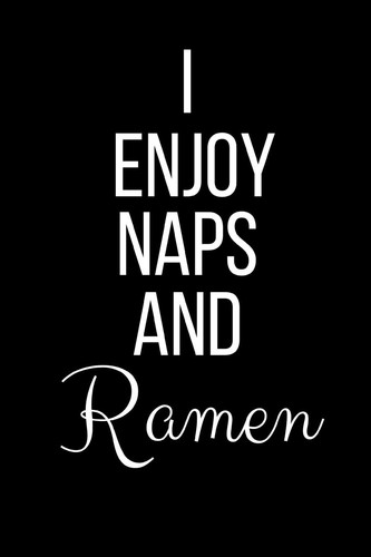 Notizbuch enjoy naps and - i,