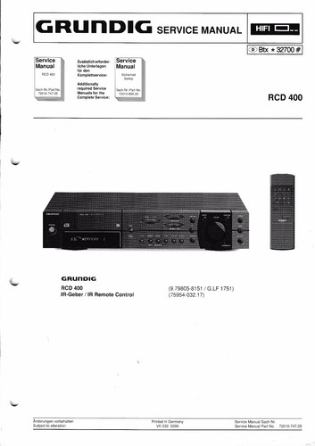 Service manual anleitung - service, manual-anleitung