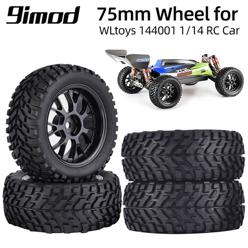 75mm gummi rad 12mm hex - gummi, rc