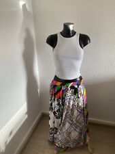 Seiden midi Plissee Rock Rare Vintage von Helene Straßer Größe 44