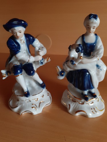 Porzellanfiguren set dame - dame, und