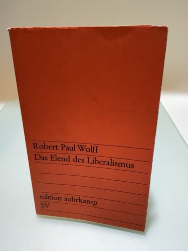 Robert paul wolff das elend - robert,