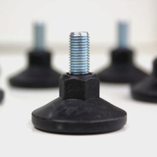 * 4 Stück USM Haller Nivellierfuß Fuß für Highboard Beistellmöbel Regal TV Tisch