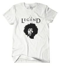 I am Legend Hendrix T-Shirt Gitarre Woodstock 1970 Jimmi Fun Kult Rock Strat 