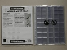 LEUCHTTURM 5 HÜLLEN OPTIMA EURO (M 40) 40 Fächer