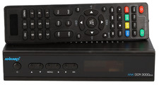 ANKARO DVB-C Receiver Kabelreceiver HDTV PVR schwarz mit Fernbedienung Batter71
